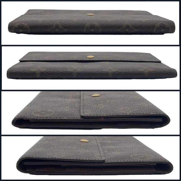 Louis Vuitton Vintage Brown Monogram Pochette Passport Travel Wallet - Picture 4 of 16